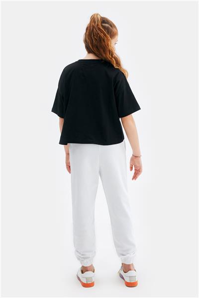 Tyess Kız Çocuk Siyah Tshirt