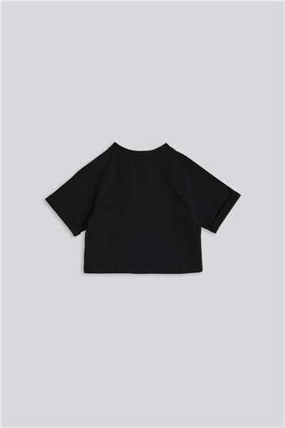 Tyess Kız Çocuk Siyah TshirtTyess Kız Çocuk Siyah Tshirt