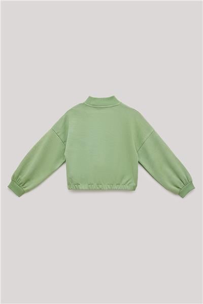 Tyess Kız Çocuk Yeşil Sweatshirt