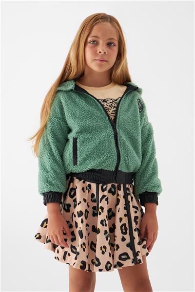 Tyess Kız Çocuk Yeşil Sweatshirt