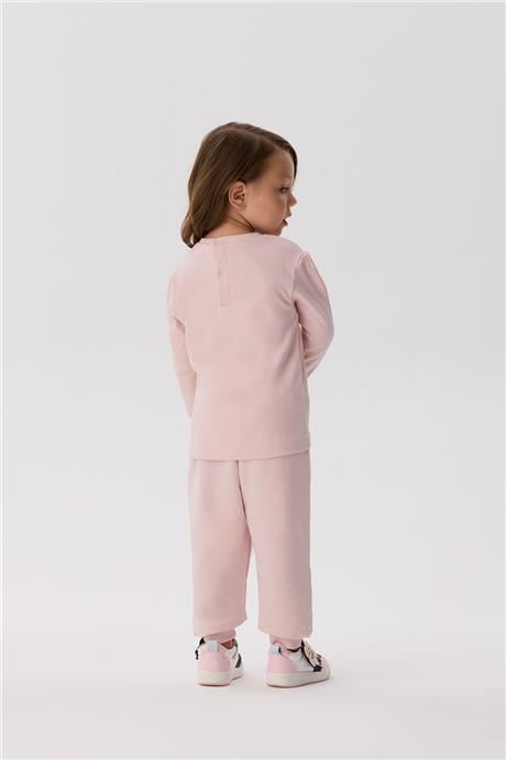 Tyess Basic Kız Bebek Pembe T-Shirt