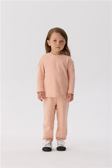 Tyess Basic Kız Bebek Somon T-Shirt