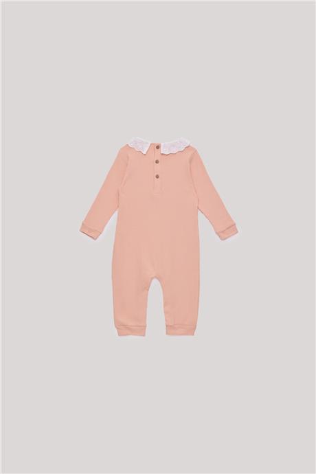 Tyess Basic Kız Bebek Somon Tulum