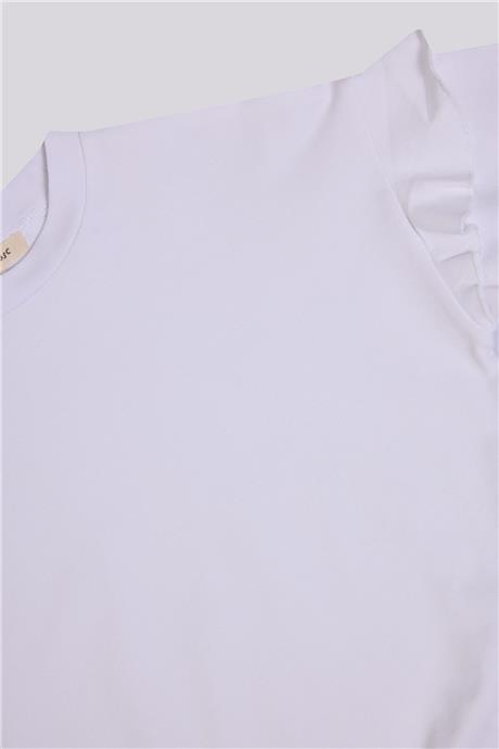 Tyess Basic Kız Çocuk Beyaz SweatshirtTyess Basic Kız Çocuk Beyaz Sweatshirt