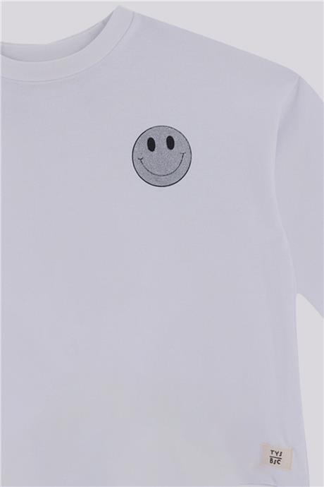 Tyess Basic Kız Çocuk Beyaz SweatshirtTyess Basic Kız Çocuk Beyaz Sweatshirt
