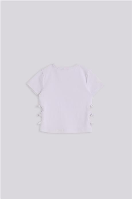 Tyess Basic Kız Çocuk Beyaz TshirtTyess Basic Kız Çocuk Beyaz Tshirt