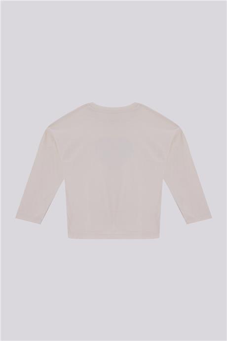Tyess Basic Kız Çocuk Ekru TshirtTyess Basic Kız Çocuk Ekru Tshirt