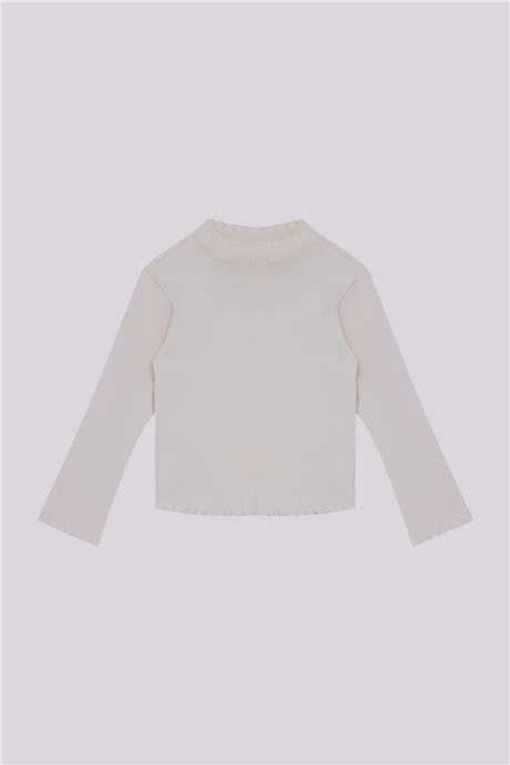 Tyess Basic Kız Çocuk Ekru TshirtTyess Basic Kız Çocuk Ekru Tshirt