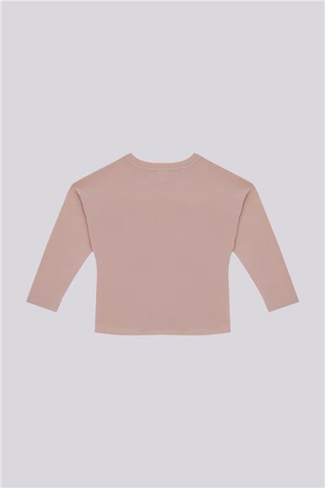 Tyess Basic Kız Çocuk Gül Kurusu TshirtTyess Basic Kız Çocuk Gül Kurusu Tshirt
