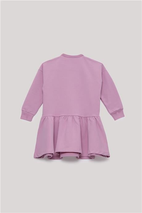 Tyess Basic Kız Çocuk Pembe Elbise