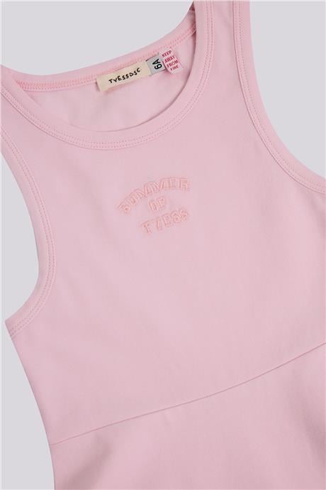 Tyess Basic Kız Çocuk Pembe ElbiseTyess Basic Kız Çocuk Pembe Elbise
