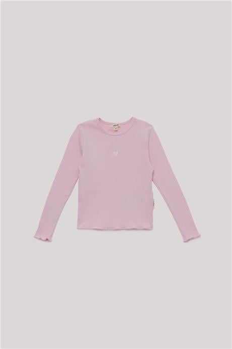 Tyess Basic Kız Çocuk Pembe T-Shirt