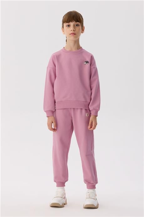 Tyess Basic Kız Çocuk Pembe Takım