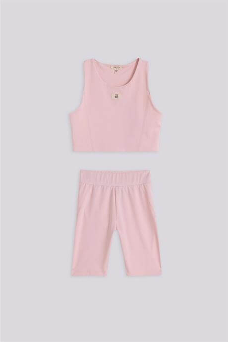 Tyess Basic Kız Çocuk Pembe Takım ve SetlerTyess Basic Kız Çocuk Pembe Takım ve Setler