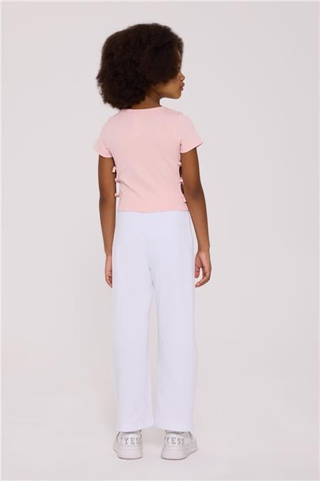 Tyess Basic Kız Çocuk Pembe TshirtTyess Basic Kız Çocuk Pembe Tshirt