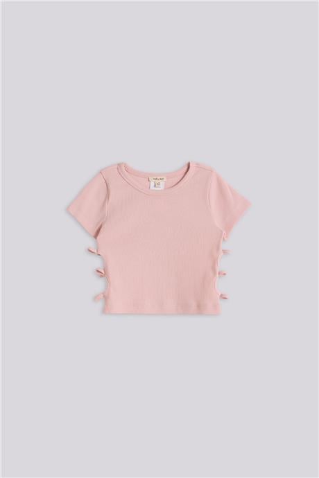 Tyess Basic Kız Çocuk Pembe TshirtTyess Basic Kız Çocuk Pembe Tshirt