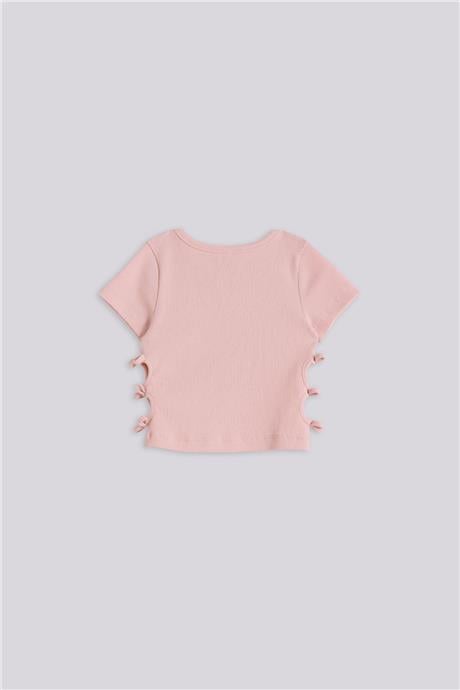 Tyess Basic Kız Çocuk Pembe TshirtTyess Basic Kız Çocuk Pembe Tshirt
