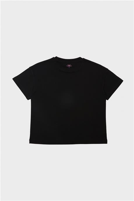 Tyess Kız Çocuk Antrasit T-Shirt