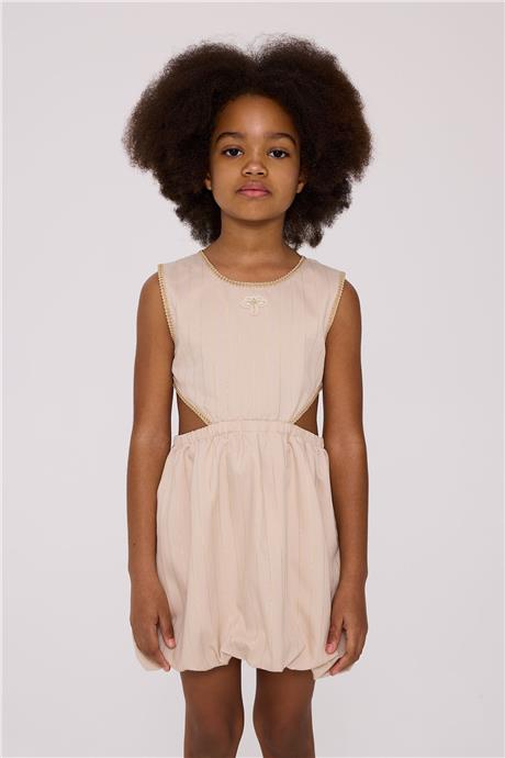 Tyess Girl Beige DressTyess Girl Beige Dress