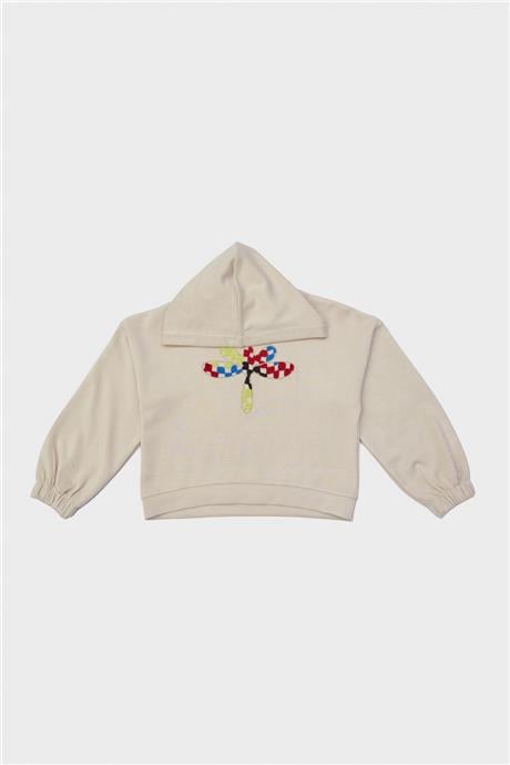 Tyess Kız Çocuk Bej Sweatshirt