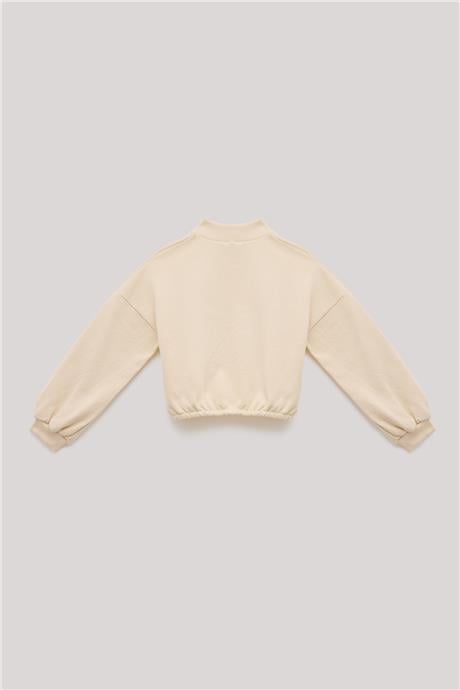 Tyess Kız Çocuk Bej Sweatshirt
