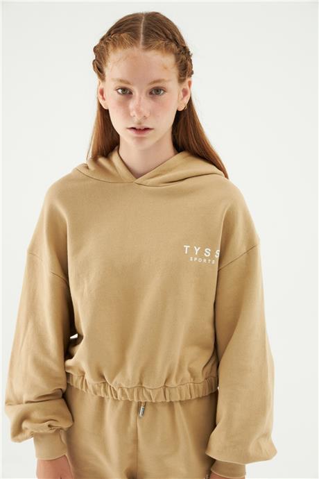 Tyess Kız Çocuk Bej Sweatshirt