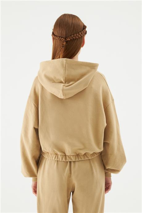 Tyess Kız Çocuk Bej Sweatshirt