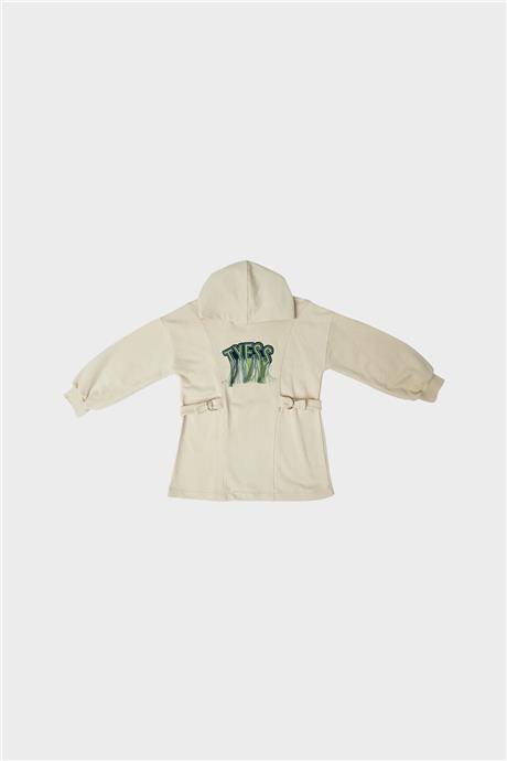 Tyess Kız Çocuk Bej Sweatshirt