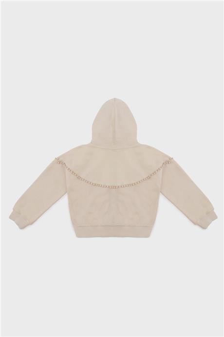 Tyess Kız Çocuk Bej Sweatshirt