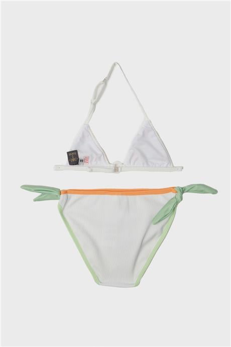 Tyess Kız Çocuk Beyaz Bikini