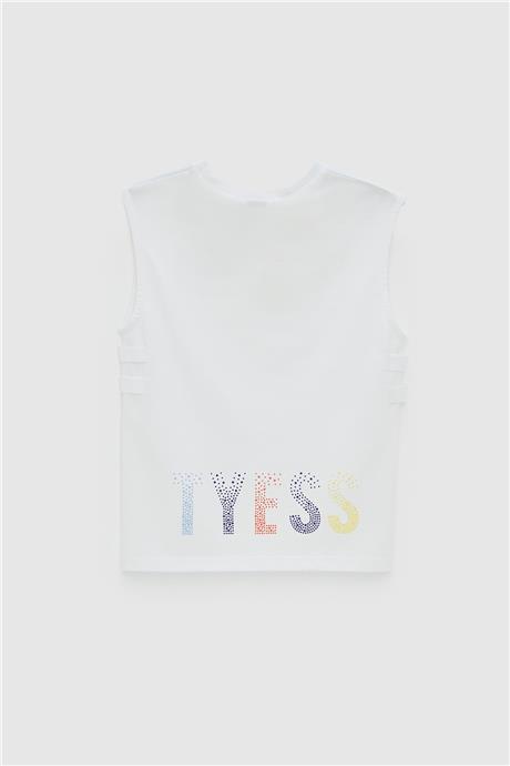 Tyess Kız Çocuk Beyaz Bluz