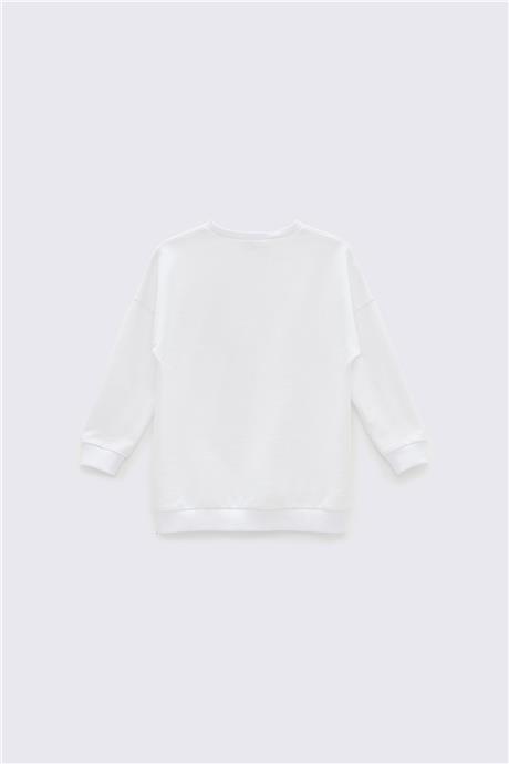 Tyess Kız Çocuk Beyaz S-Shirt
