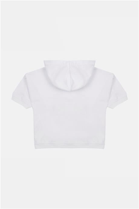 Tyess Kız Çocuk Beyaz Sweatshirt