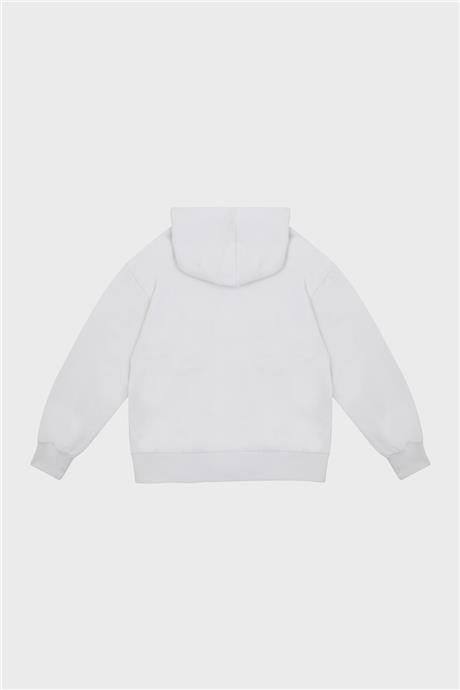 Tyess Kız Çocuk Beyaz Sweatshirt