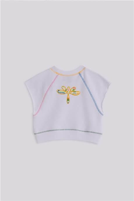 Tyess Kız Çocuk Beyaz SweatshirtTyess Kız Çocuk Beyaz Sweatshirt