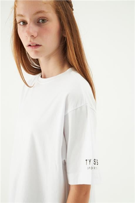 Tyess Kız Çocuk Beyaz T-Shirt