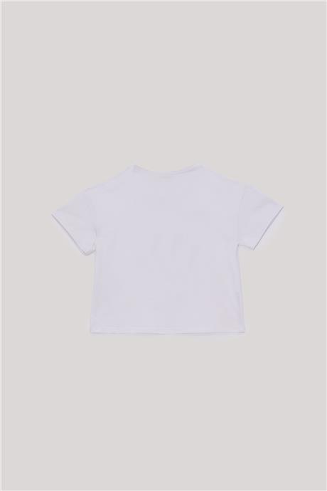 Tyess Kız Çocuk Beyaz T-Shirt