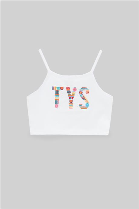 Tyess Kız Çocuk Beyaz T-Shirt