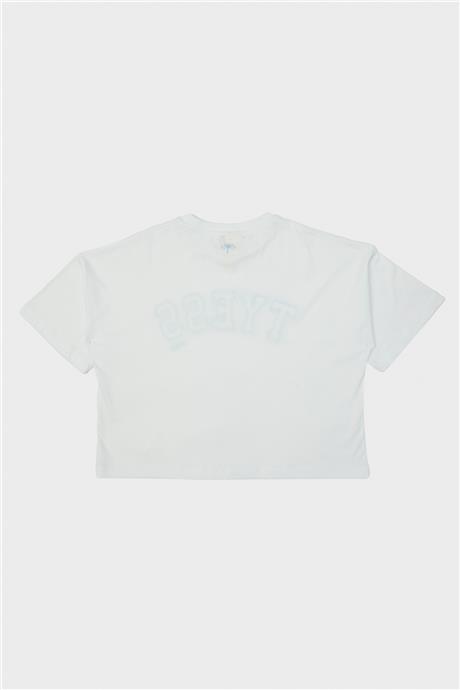 Tyess Kız Çocuk Beyaz T-Shirt