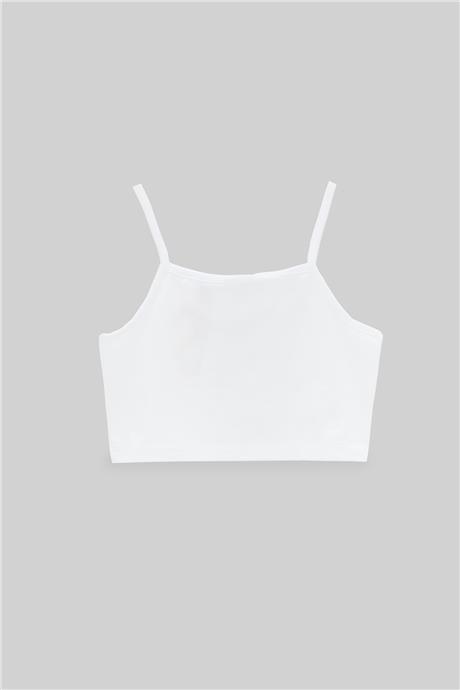 Tyess Kız Çocuk Beyaz T-Shirt