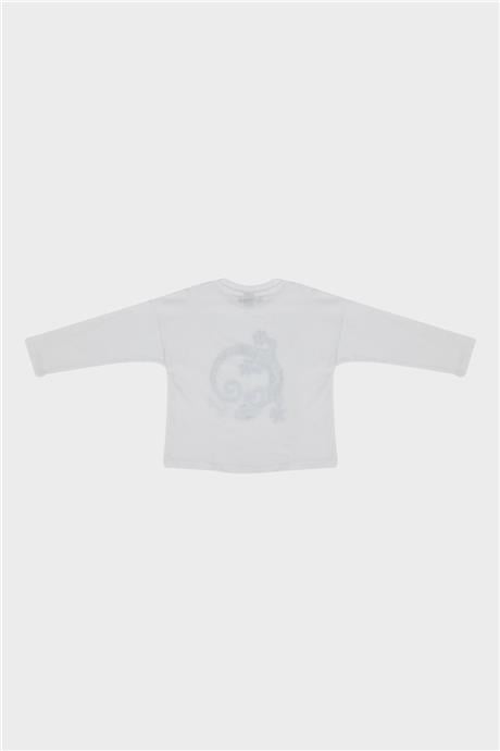 Tyess Kız Çocuk Beyaz T-Shirt