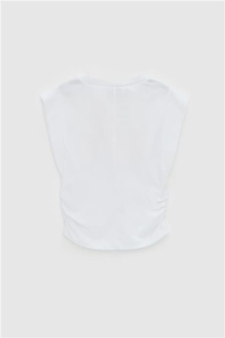 Tyess Kız Çocuk Beyaz T-Shirt