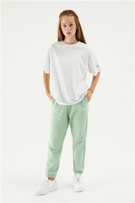 Tyess Kız Çocuk Beyaz T-Shirt