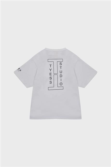 Tyess Kız Çocuk Beyaz T-Shirt