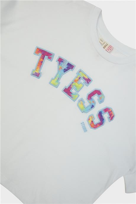 Tyess Kız Çocuk Beyaz T-Shirt