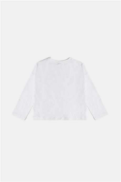 Tyess Kız Çocuk Beyaz T-Shirt