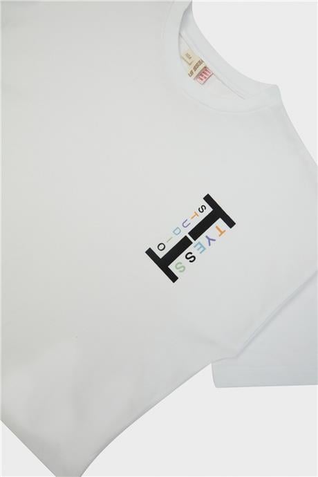 Tyess Kız Çocuk Beyaz T-Shirt