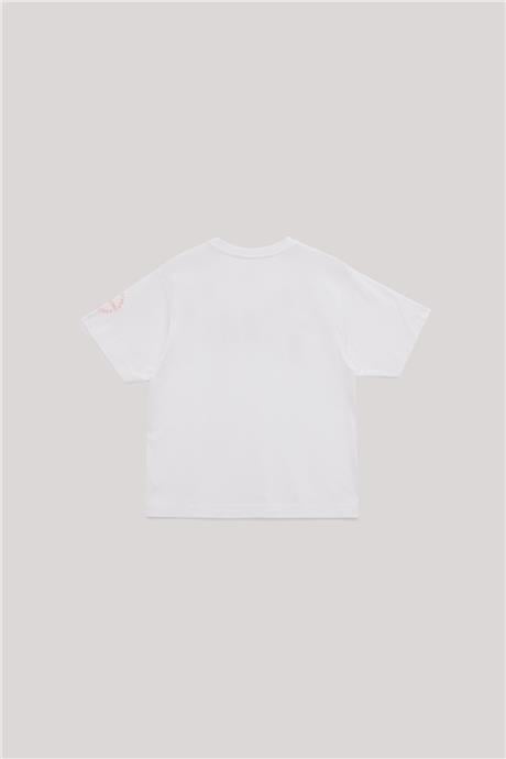 Tyess Kız Çocuk Beyaz T-Shirt