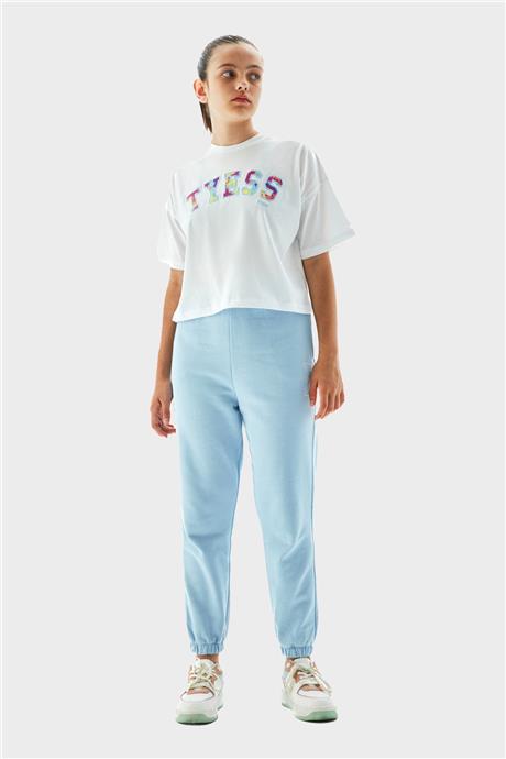 Tyess Kız Çocuk Beyaz T-Shirt