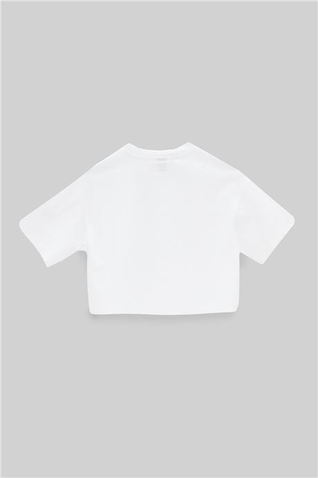 Tyess Kız Çocuk Beyaz T-Shirt